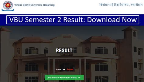 vbu result 2018-21 sem 6|VBU Results Semester 2 2022 Vinoba Bhave University www.vbu.ac.in.